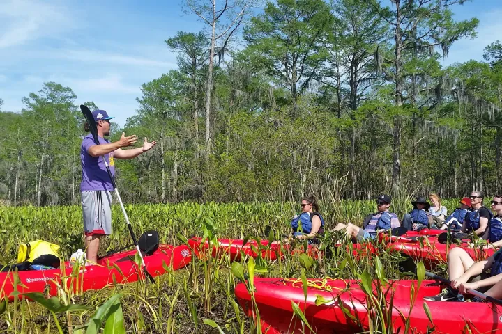 Aj speaking to a tour