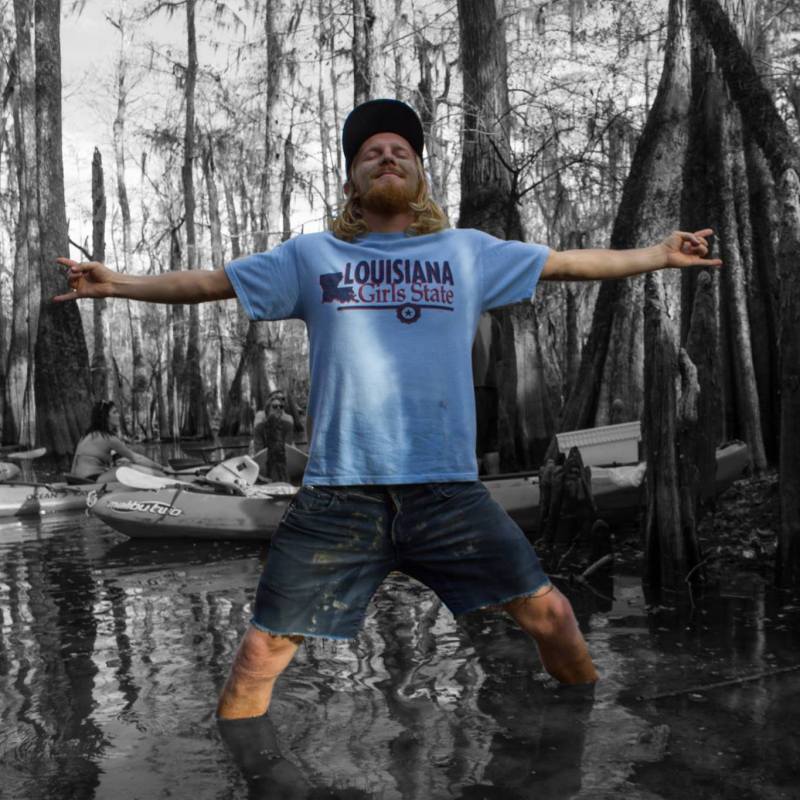 jeff Jeff standing in the swamp