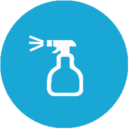 covid-19_icons_spray a close up of a logo