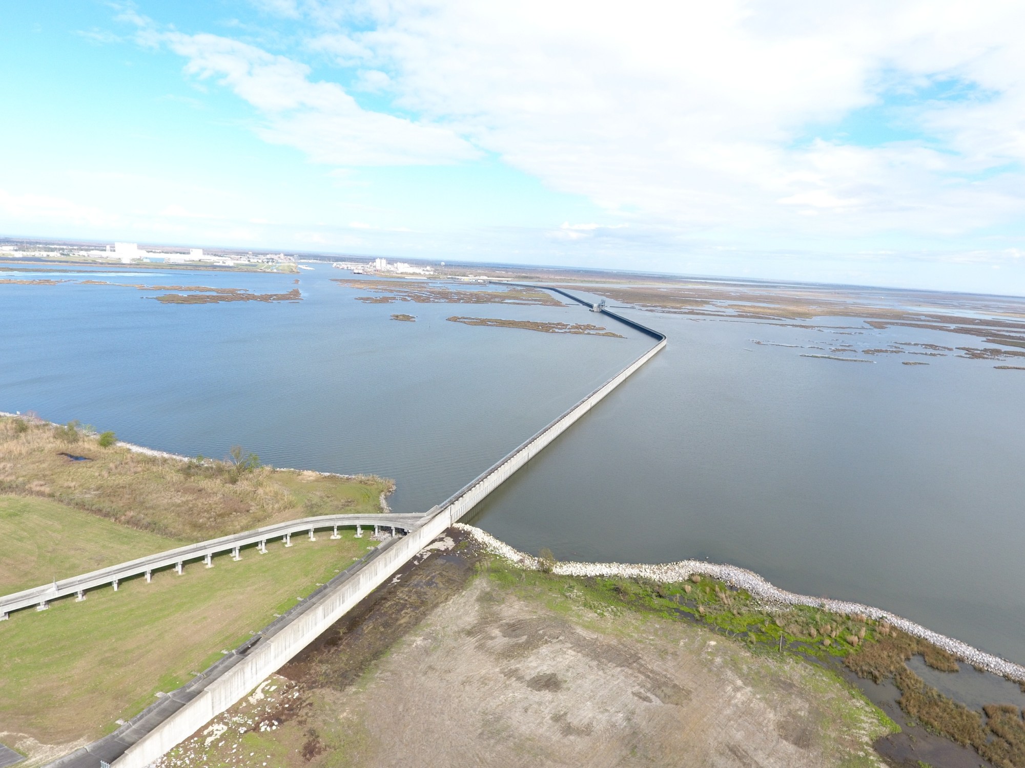 a bridge over a body of water